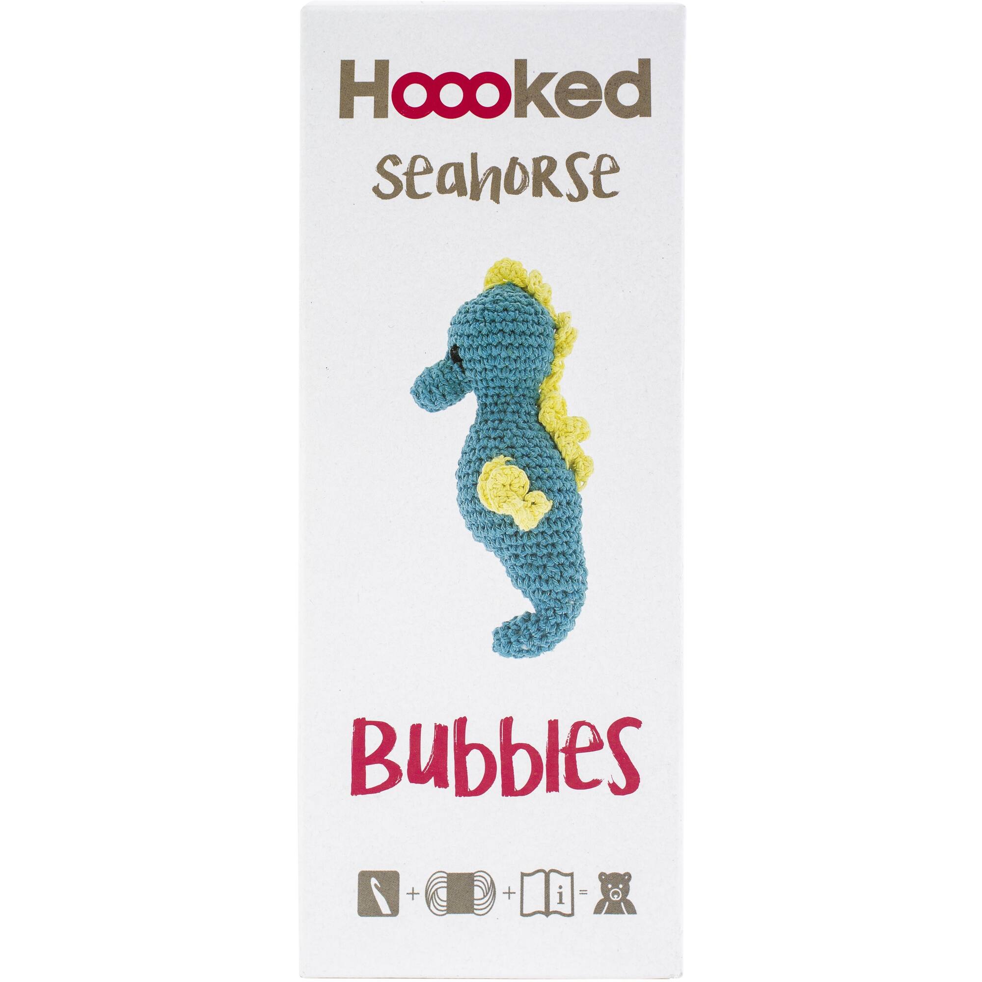 Hoooked Bubbles the Seahorse DIY Crochet Kit